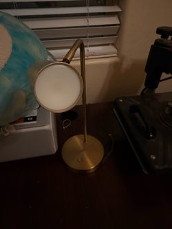 Gold desk lamp