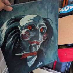 Jigsaw from saw portrait