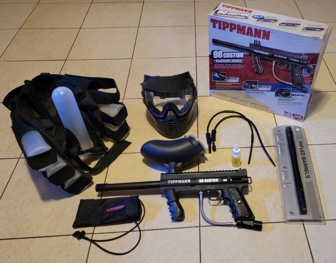 Tippman 98 Custom Paintball Gun (Still Available)