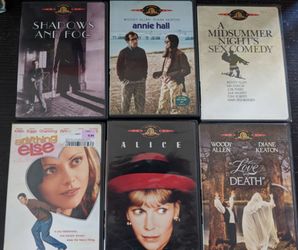 Woody Allen DVD lot, Annie Hall, Shadows and Fog, Alice, Love and Death, etc