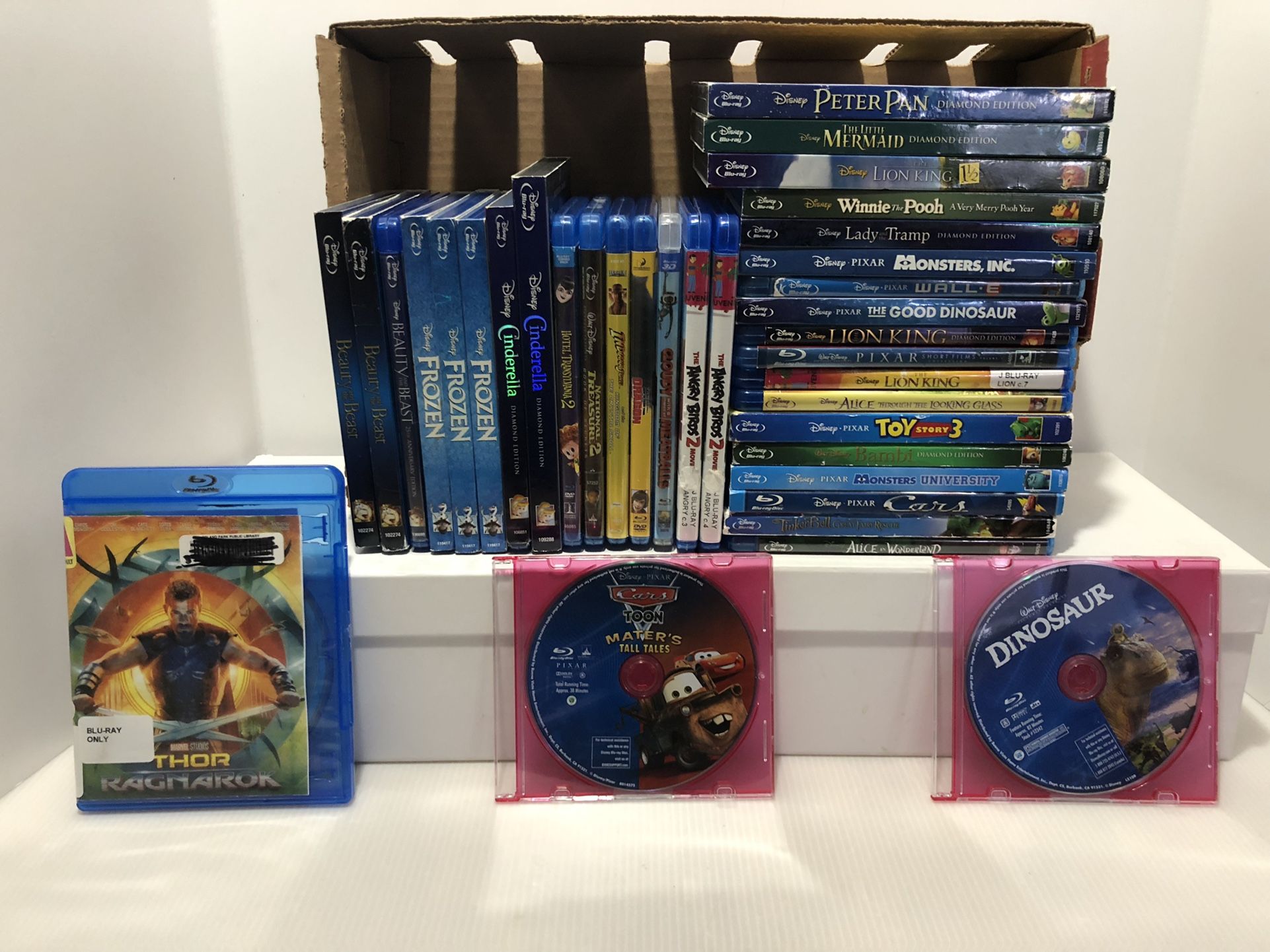 Disney Pixar Blu-Ray/DVD Movies