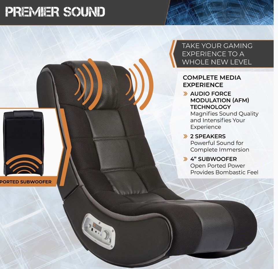 Used X-Rocker Adrenaline Gaming Chair - PS4 & Xbox One - O8