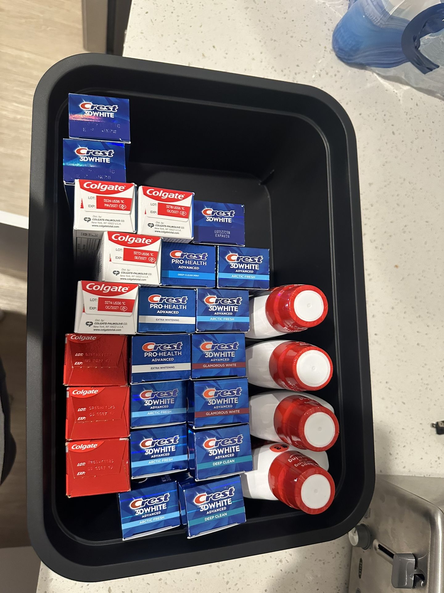 TOOTHPASTE & MOUTHWASH