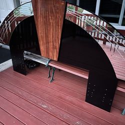 Mid Century Modern Headboard - Fits Queen / King
