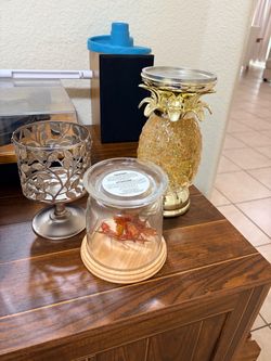 Candle holders/ karaoke