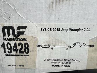 Jeep wrangler 2.0L magnaflow cat back