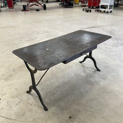Rustic Style Metal Table