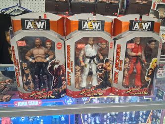 AEW X Street Fighter Set Of 3