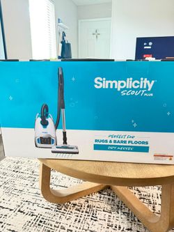 Simplicity SCOUT Plus Canister Vacuum new in box