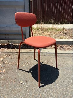 Terra cotta color chair