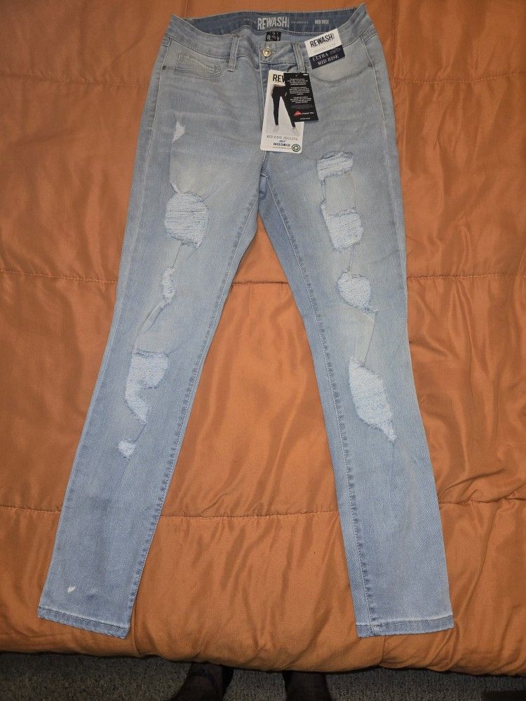 Rewash Brand Mid Rise Jeggings- 7/28(nn)