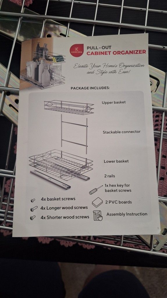 Pull Out Cabinet Organizer 