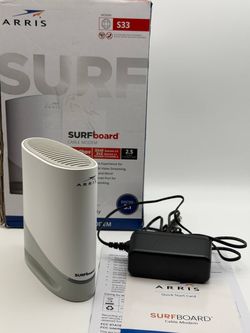 ARRIS SURFboard S33 DOCSIS 3.1 Cable Modem for Xfinity Cox Spectrum 2.5Gbps