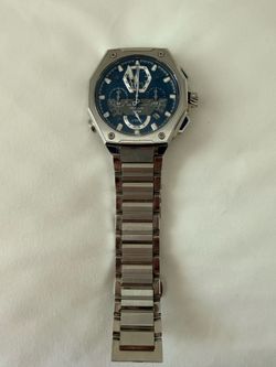 Bulova Precisionist X Stainless Steel Watch 44.5 MM
