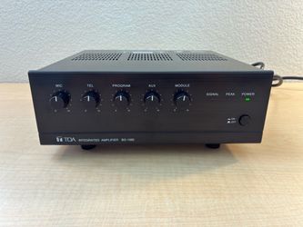 TOA BG-1060 60W 5-Channel Integrated Mixer Commercial 70V Power Amplifier