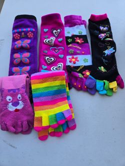 Toe socks 6 pairs