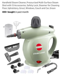 Handheld Steam Cleaner, Pressurized Multi-Surface Steam Shot with 13 Accessories,