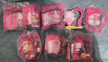 2004 HELLO KITTY 30TH ANNIVERSARY MCDONALDS HAPPY MEAL TOY #1-#8