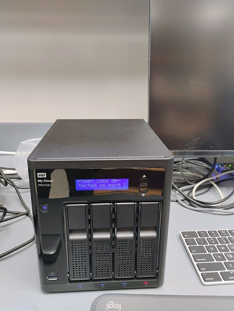 WD Mycloud PR4100 NAS System With 8TB Of Storage 