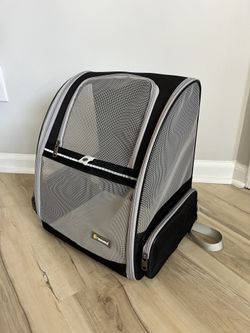 Texsens Cat Pet Animal Carrier Mesh Backpack with Zippers