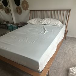 Queen Mid Century Bed Frame 