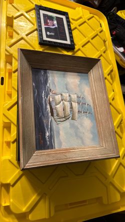 Vintage oil painting signed
