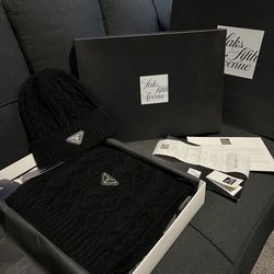 PRADA HAT AND SCARF