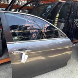 Honda Accord Front Door Passenger Side RH Gray 2013 - 2017 ; J340