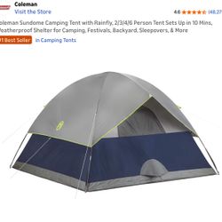 Coleman Sundome Camp Tent 6 Person