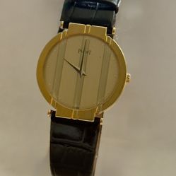 18k Gold Piaget Polo 8673 Vintage Watch