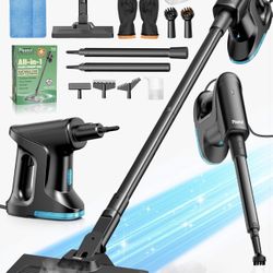 New-Heavy Duty Steam Mop for Floor Cleaning, 14-in-1 Lightweight and Detachable Handheld Steam Cleaner with Multi-Purpose&Powerful, No-Chemical Floor 