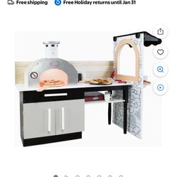 Kids Pizza Restaurant W/ Accessories 