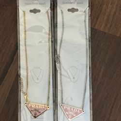 Prada Stainless Steel Necklaces