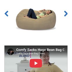 2 Comfy Sac Beanbags/lounger