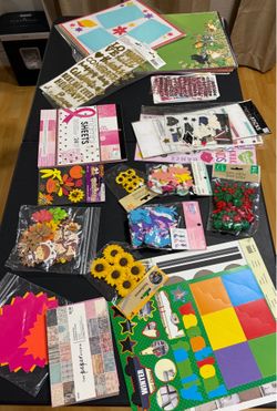 Scrapbooking supplies