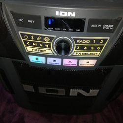" ION" block Rocker XL PORTABLE WATER RESISTANT BLUETOOTH SPEAKER'  NEW 