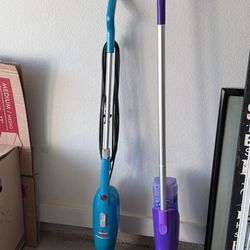 Mop for broom and floor wiping. There are 16 floor wiping cloths in the box