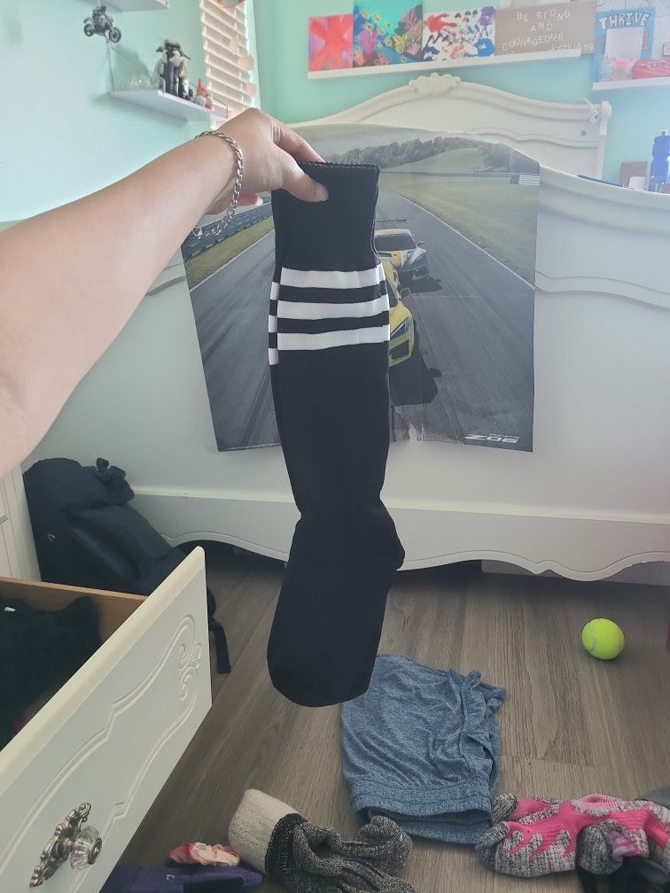 Long Black Socks