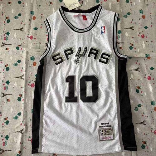 Dennis Rodman #10 Spurs Mens Jersey
