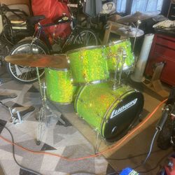 Complete Drum Set. Custom Rewrapped Ludwig Accent Combo