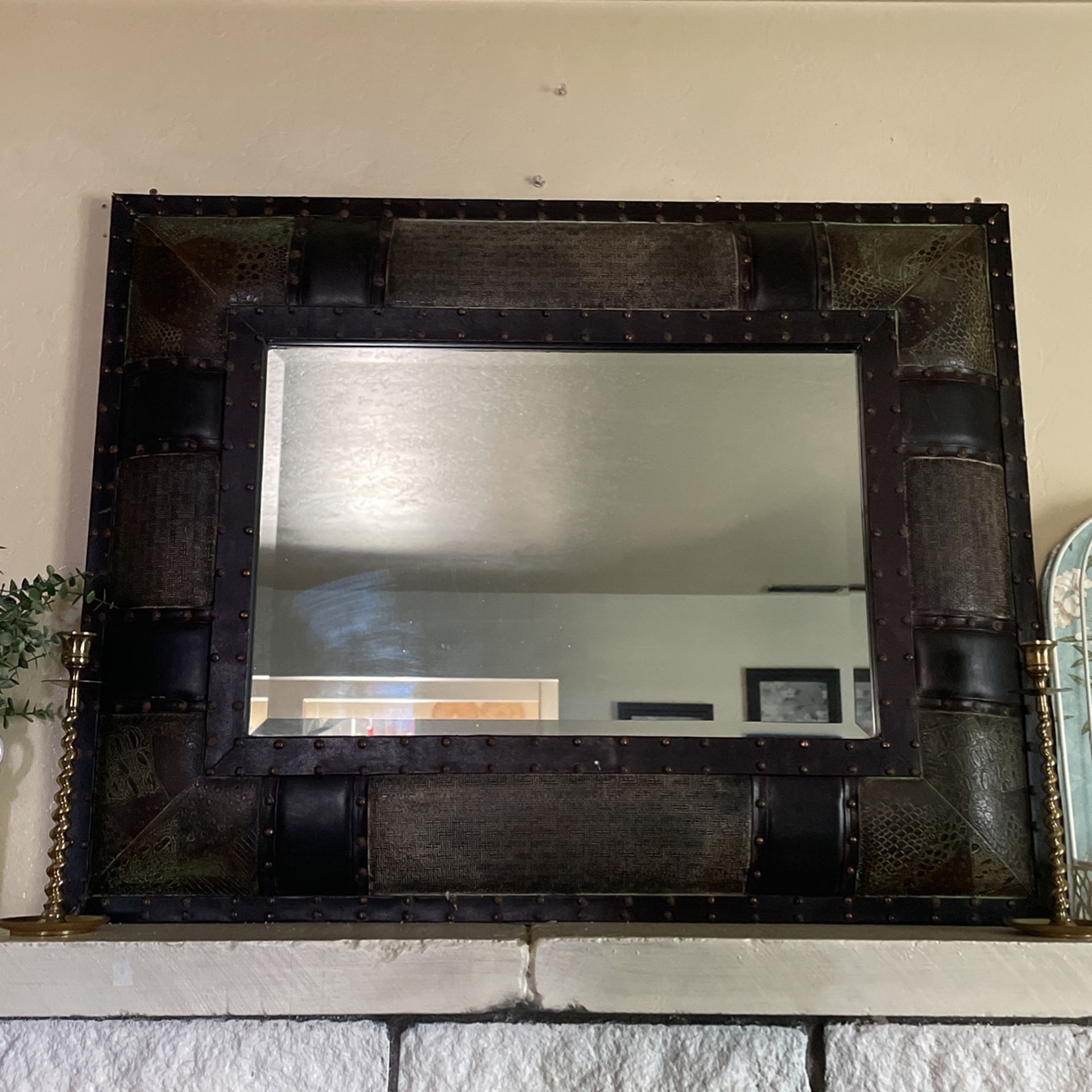 Rustic Antique Mirror 