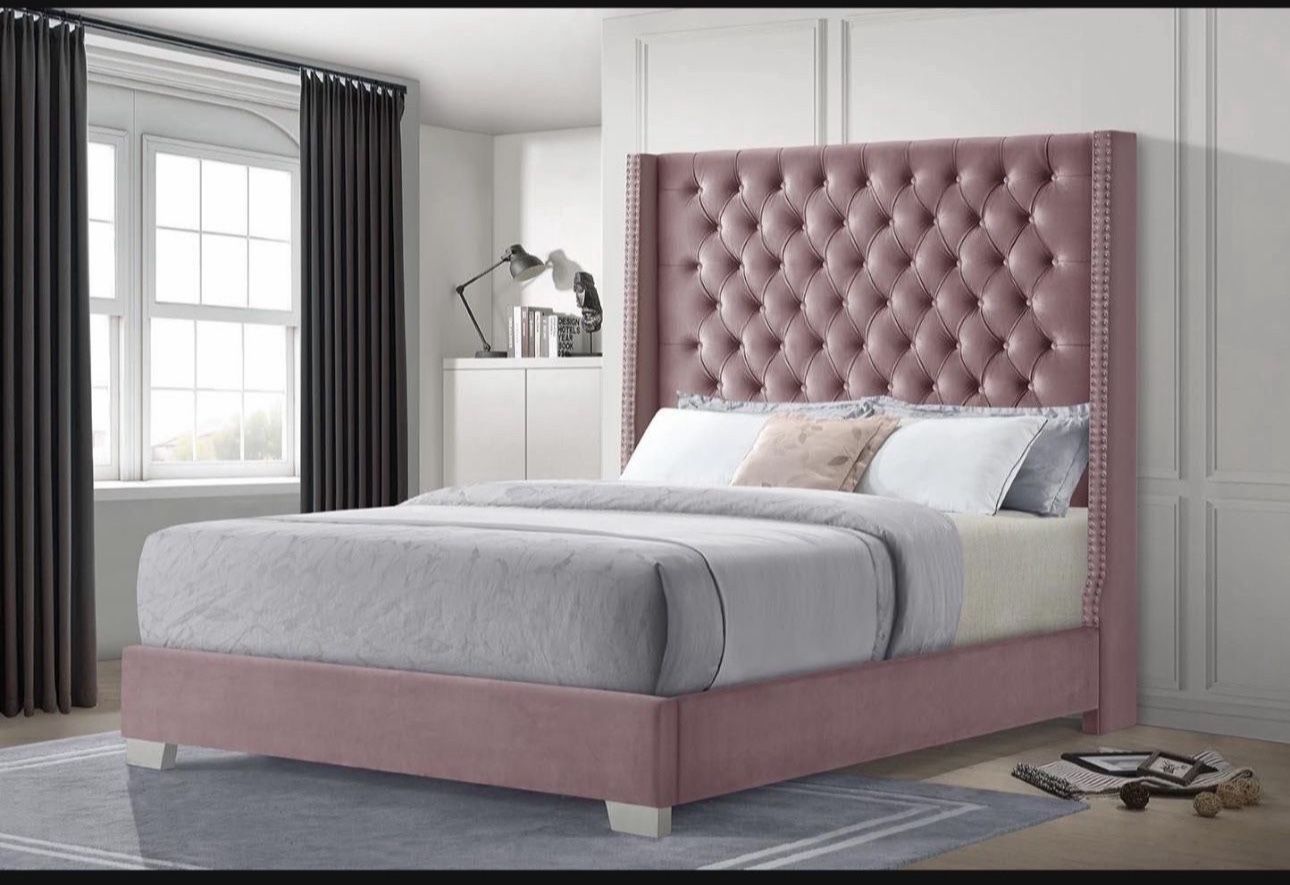 KING BED NEW $500 W/King Pillowtop Mattress $600 Free Delivery