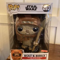 Funko Pop Star Wars 10" Inch Wicket W. Warrick #293 Target Exclusive Bobblehead