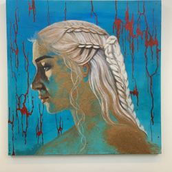 Khalessi Mixed Media Canvas Art