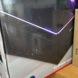 iBUYPOWER - Element Gaming Desktop PC - AMD Ryzen 7 8700F NVIDIA GeForce RTX 5060 8GB 16GB DDR5 RGB 1TB NVMe - White