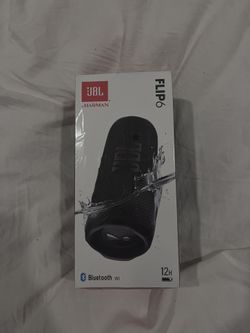 JBL Flip 6 Speaker-Waterproof-Black