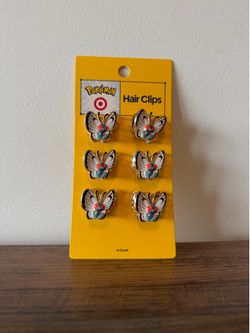 Pokemon x Target 30th Collection Butterfree Hair Clips Set of 6 Pack NEW