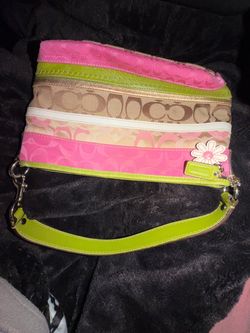 Vintage coach daisy patchwork y2k rare bag