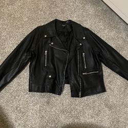 Faux Leather Jacket 2X, $20