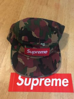 OG Supreme Military Camp Strapback Hat Cap SS16